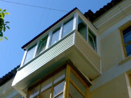 расширение балконов